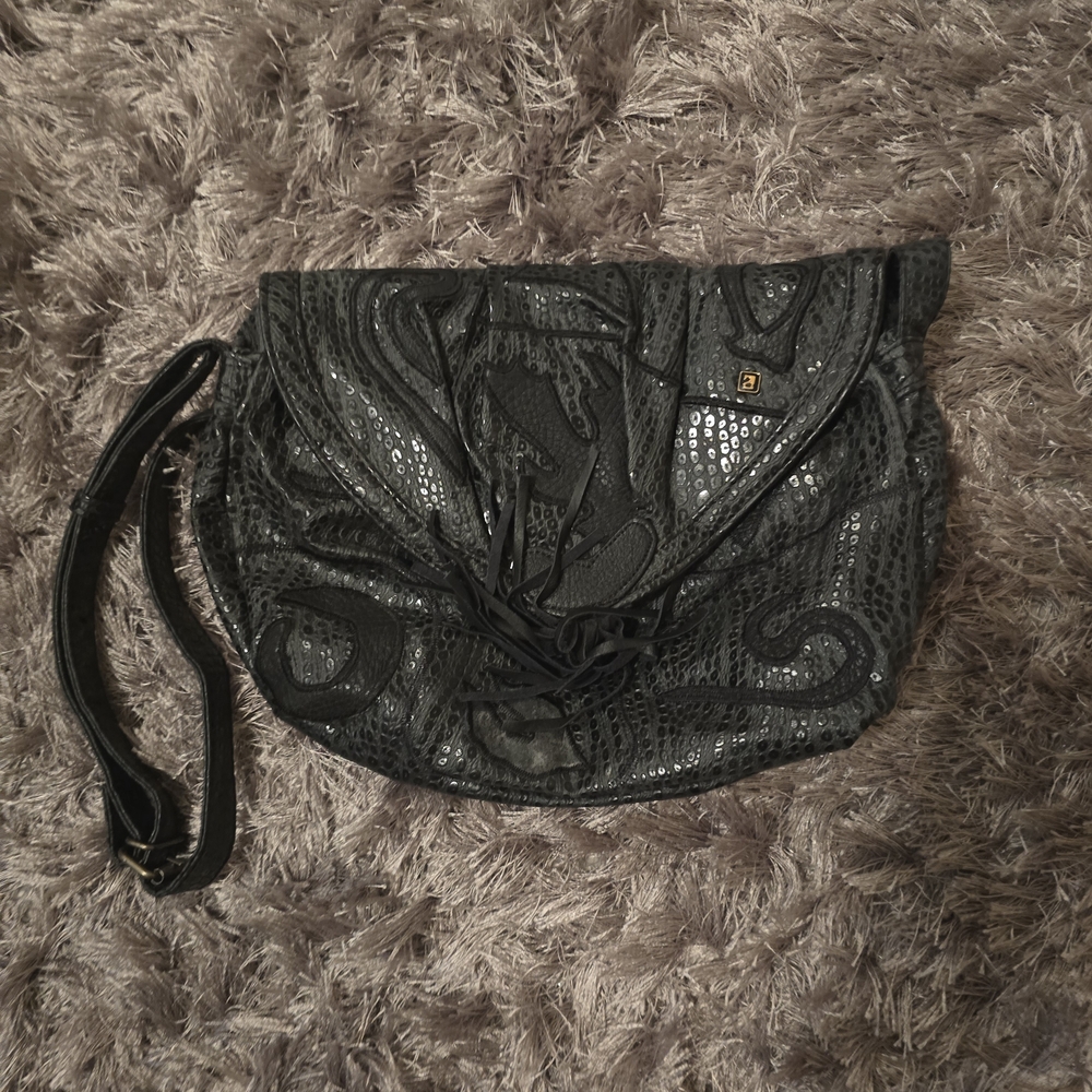 Elegant Black Leather Women's Bag